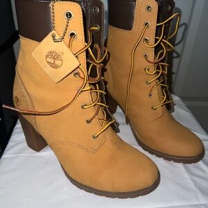 Timberland Women's Tan Leather Boots